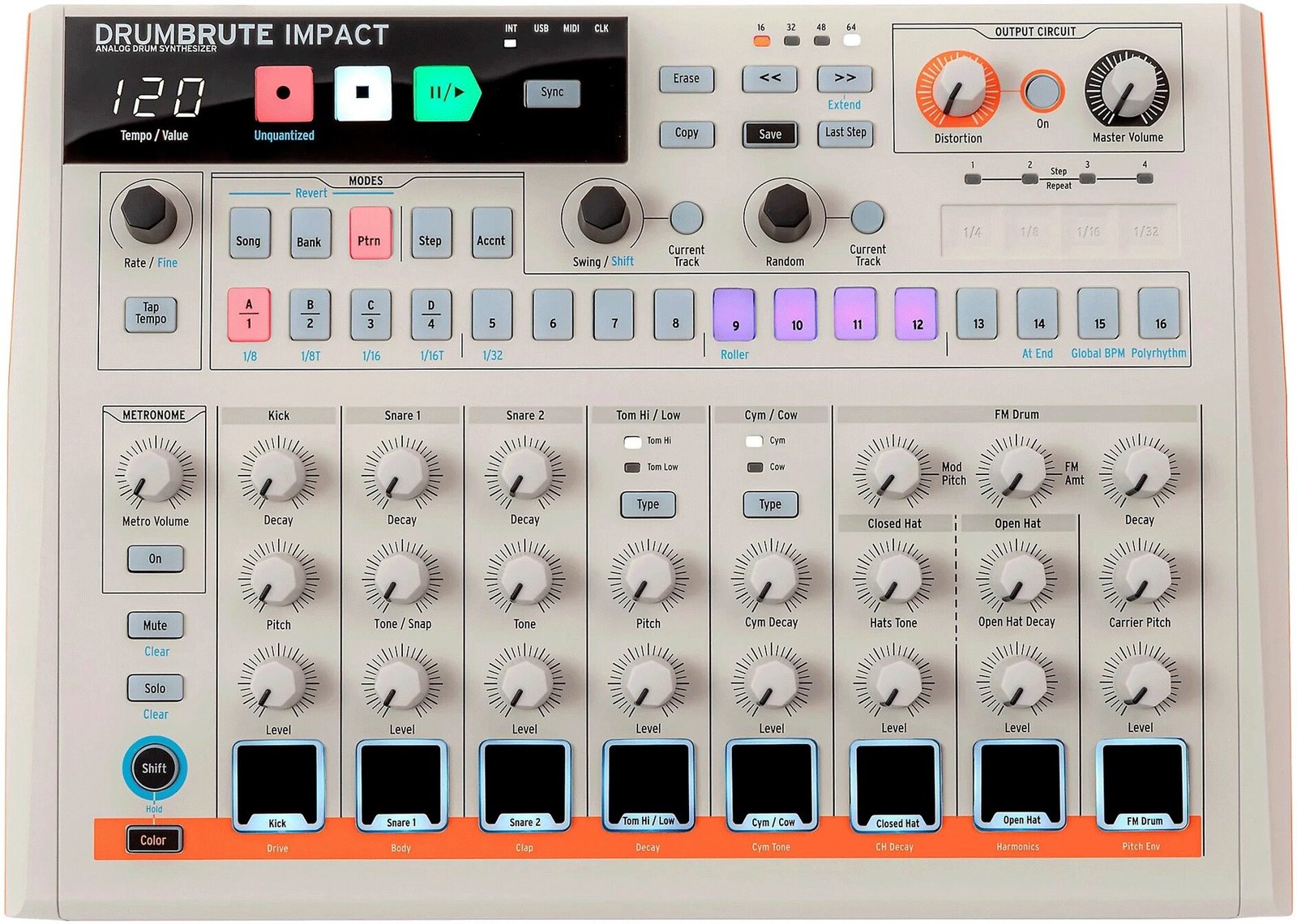  Arturia DrumBrute Impact 1984 Drum Machine
