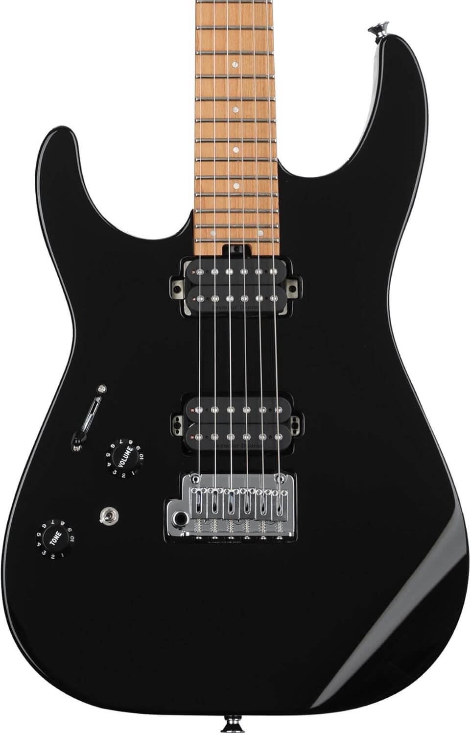 Charvel Pro-Mod DK24 HH 2PT Left-handed Electric Guitar - Gloss Black