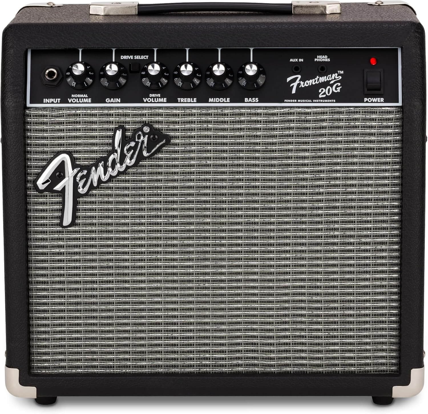 Fender Frontman 20G Guitar Amp, 20 Watts, with 2-Year Warranty 6 Inch Fender Special Design Speaker